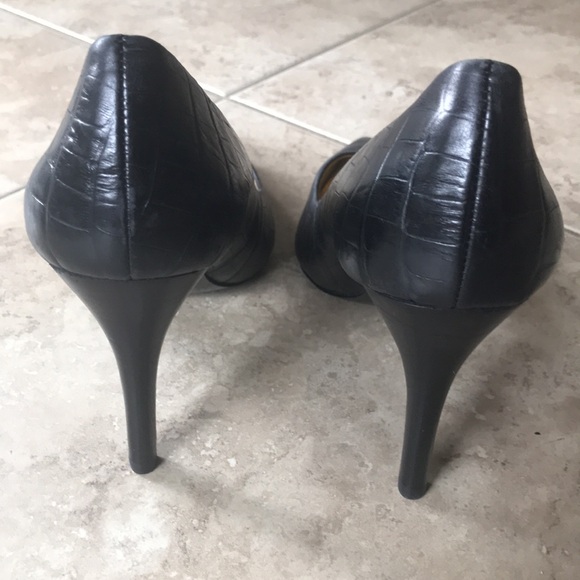 Ralph Lauren Leather Pumps High Heels Size 10 - Picture 7 of 11